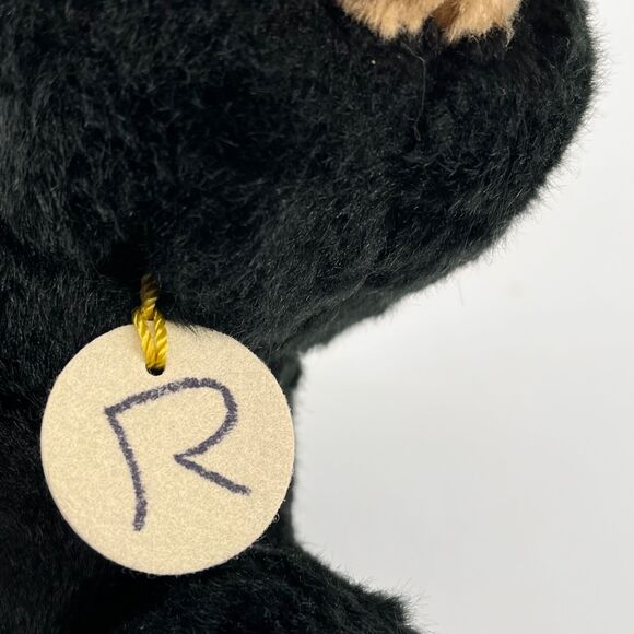 Aurora Miyoni Black Bear Stuffed Animal Plush 12" - Picture 6 of 6